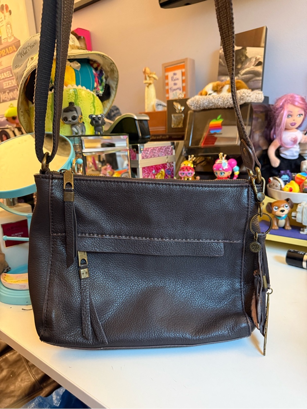 The SAK  Alameda Leather Crossbody Bag With Charms